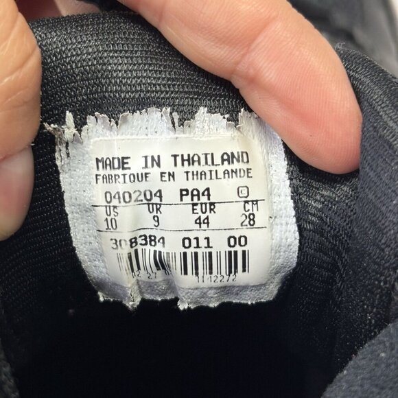 Nike Phylon Football Cleats 308384-011 Black Men’s Sz 10 Sports Outdoor Shoes - Picture 9 of 10